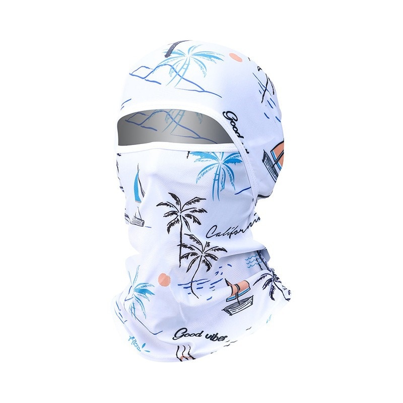 Summer Ice Silk Sun Protection Mask Men's Head Cover Full Face Fishing Sun Protection Scarf - Image 3