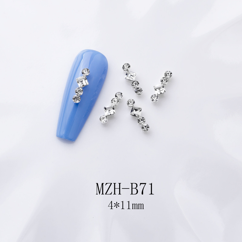 K9 Ultra-Shiny Flat-Back Rhinestones In White For Nail Art Decorations - Image 12