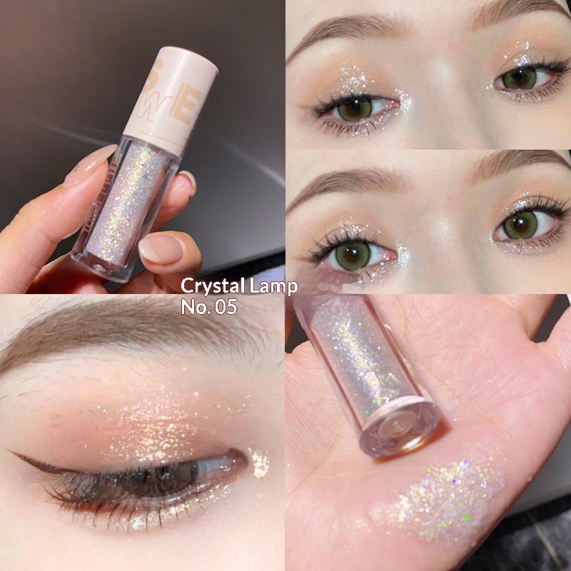 Glitter Sequins And Pearlescent Under-eyelid Highlight Liquid Eyeshadow - Image 5