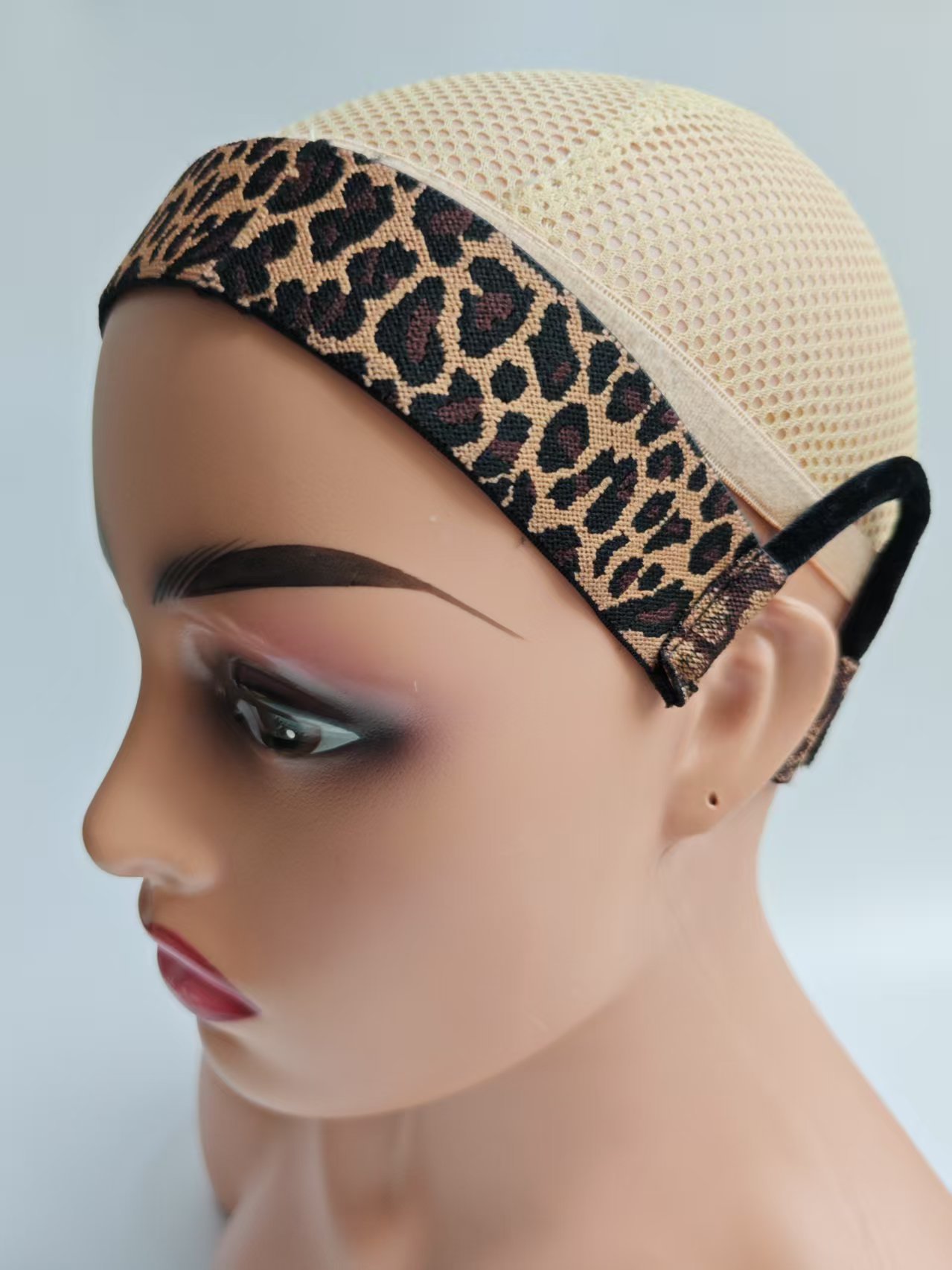 Portable Elastic Band Stretchy Strap Velcro Hairband - Image 2