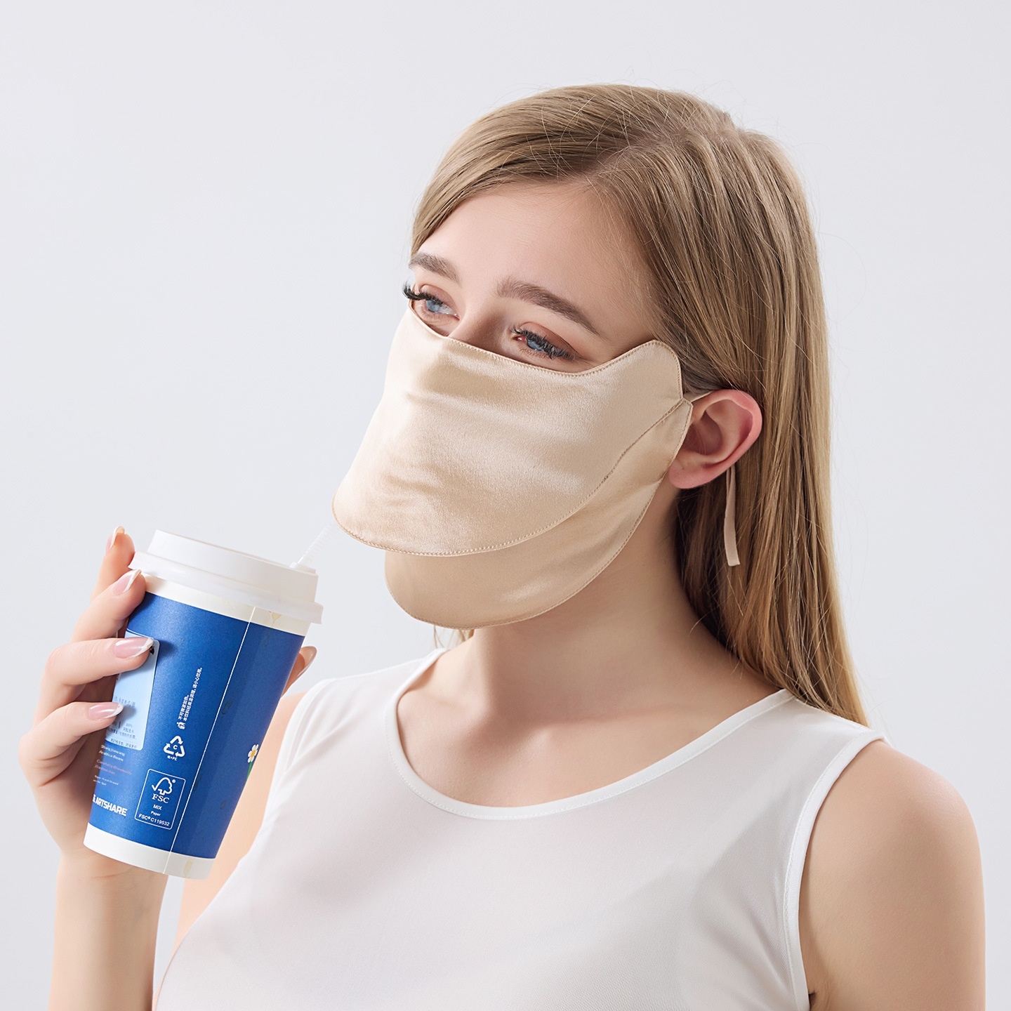 Open-face Sun-protection Mask For Women UV-blocking - Image 3