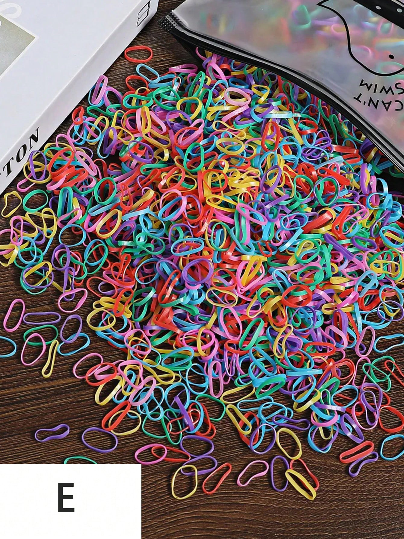 Children Rubber Band Small Size Girls' Baby Disposable Rubber Band Color Hair Band - Image 14
