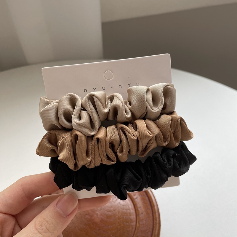 Elegant Silky Satin Simple French Hairtie - Image 3
