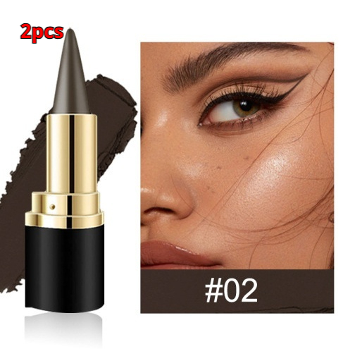 Womens Quick-drying Waterproof, Easy-to-apply Smudge-proof Eyeliner Cream - Image 10