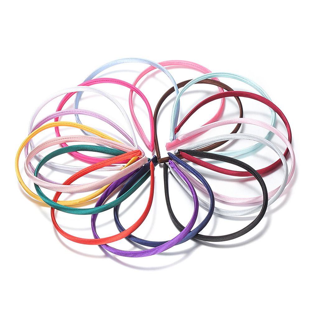Color Headband Diy Cloth Wrapper Accessories Ribbon Cloth Headband Ornament Material Wholesale - Image 9