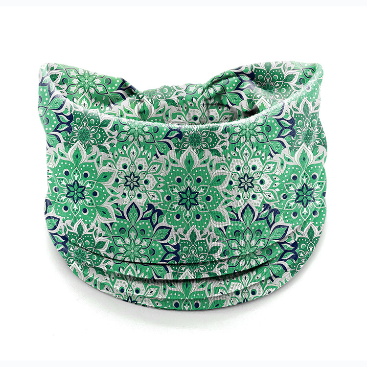 Hair Band Datura Flowers Headband Elastic And Sweat-absorbing Women's Wide Edge Hair Accessories - Image 7