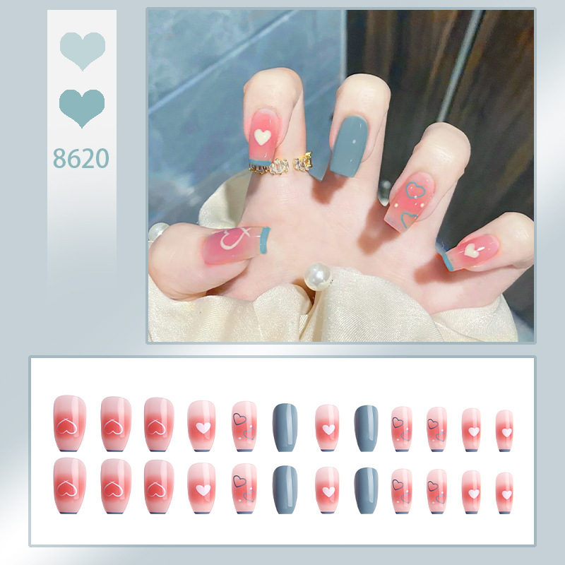 Pure And Seductive Style Nail Tips Finished False Nail Stickers - Image 12