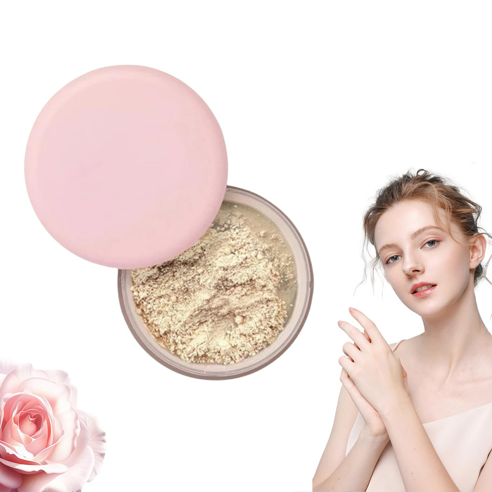 Fine Matte Texture That Is Not Easy To Remove Makeup Powder - Image 3
