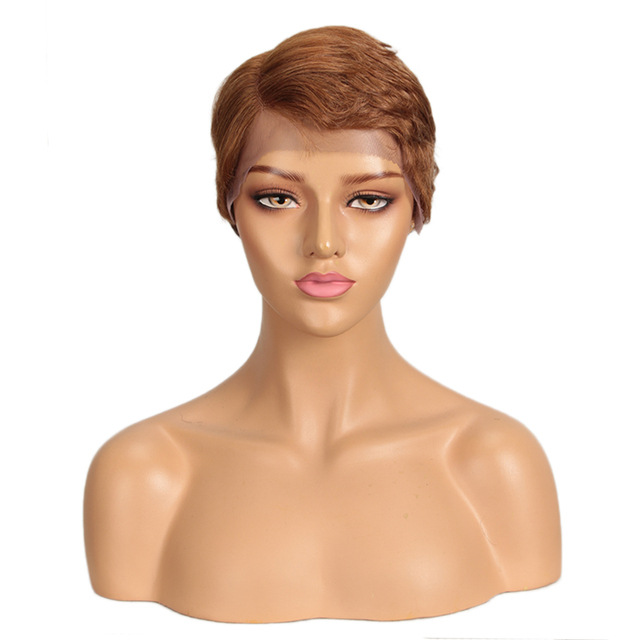 Europe And The United States 613 Rebecca Short Real Hair Headgear - Image 4