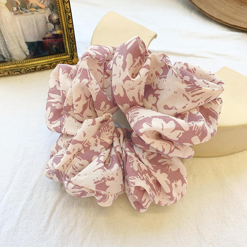 Women's Retro Minority Floral Hair Rope - Image 8