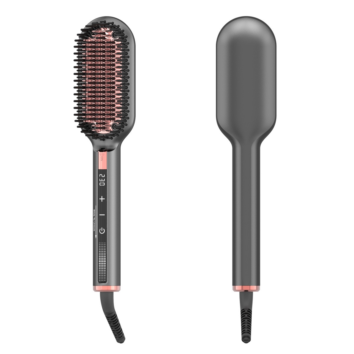 Household Constant-Temperature Smart Touchscreen Negative-Ion Hair Straightener Comb
