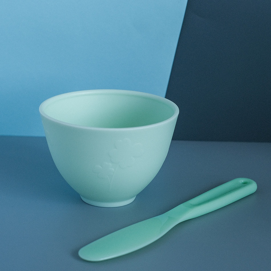 Silicone Mask Bowl And Brush Suit Thick With Scale Face - Image 2