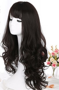 Long Curly Hair Wig Sheath - Image 5