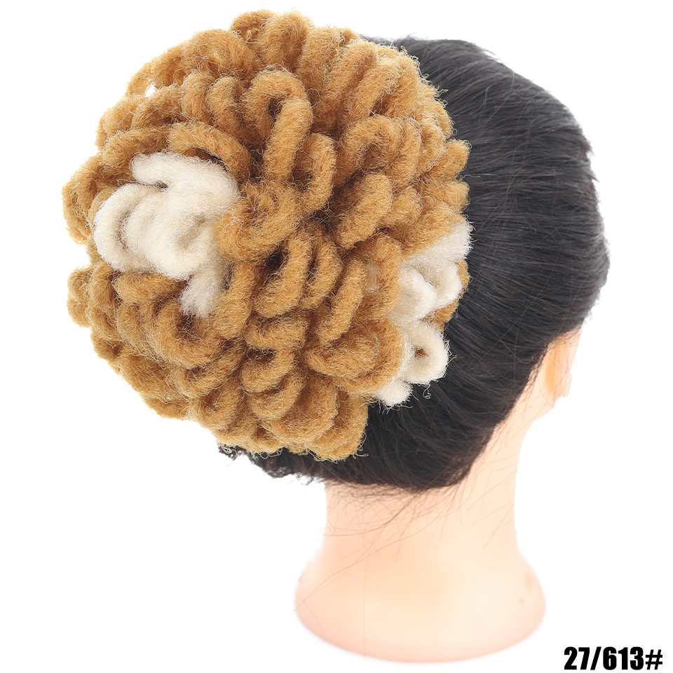 African Wig Bun Hair Bag Drawstring Dreadlocks Afro Hair Bag - Image 8
