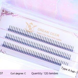 A-type False Eyelashes Female Single Cluster Piecewise