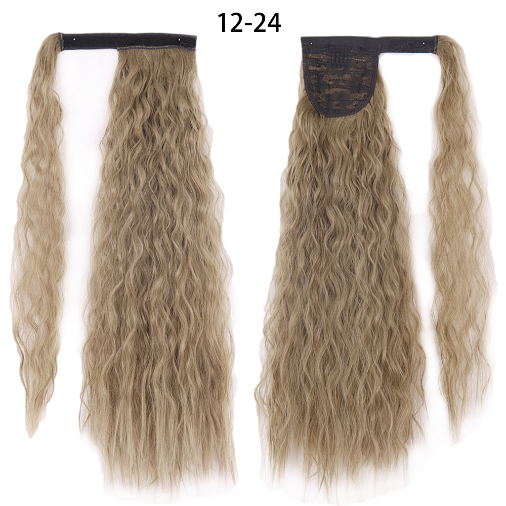 Ponytail Wig Water Wave Velcro Banding Chemical Fiber High Temperature Silk - Image 7