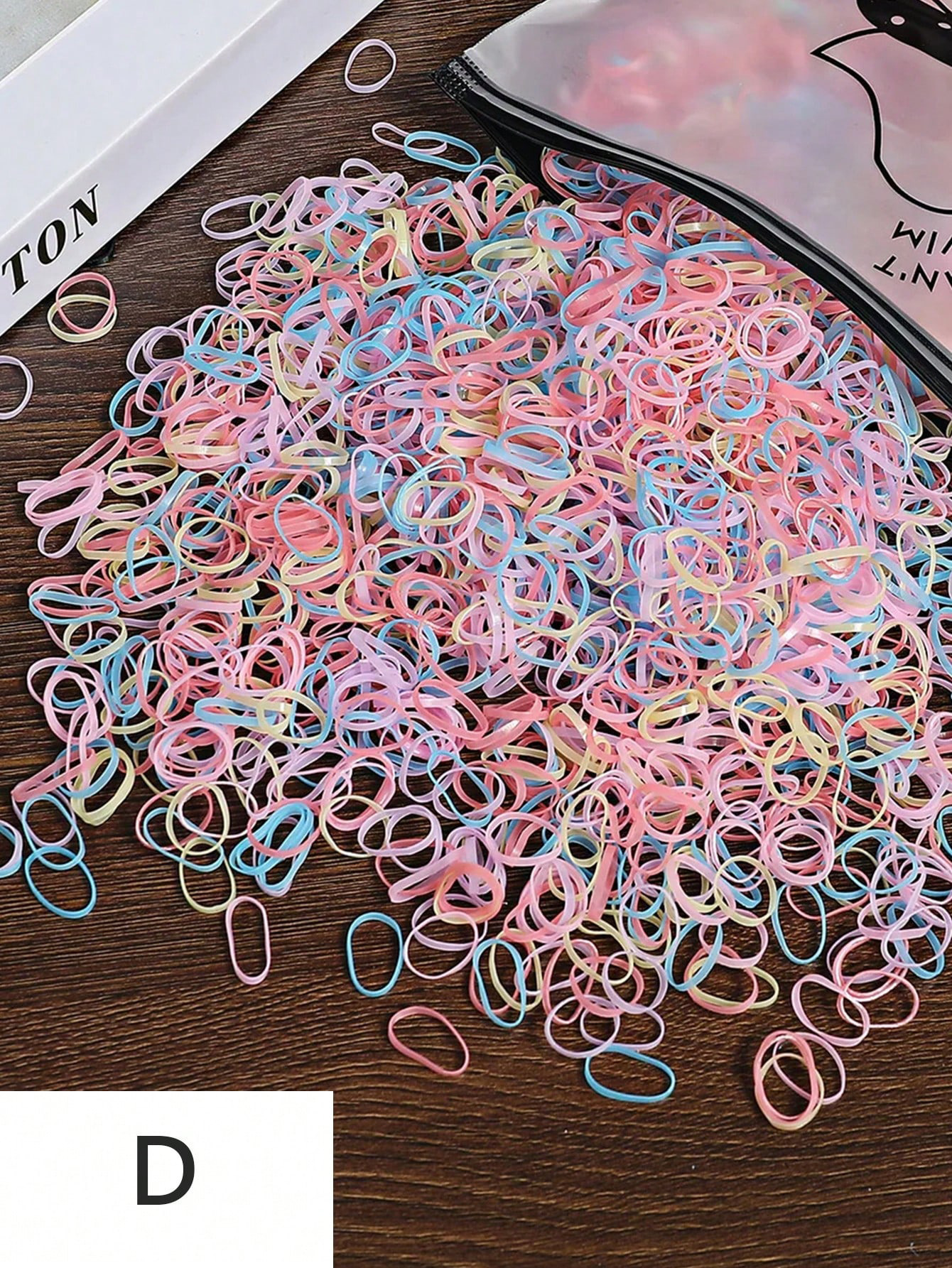 Children Rubber Band Small Size Girls' Baby Disposable Rubber Band Color Hair Band - Image 13