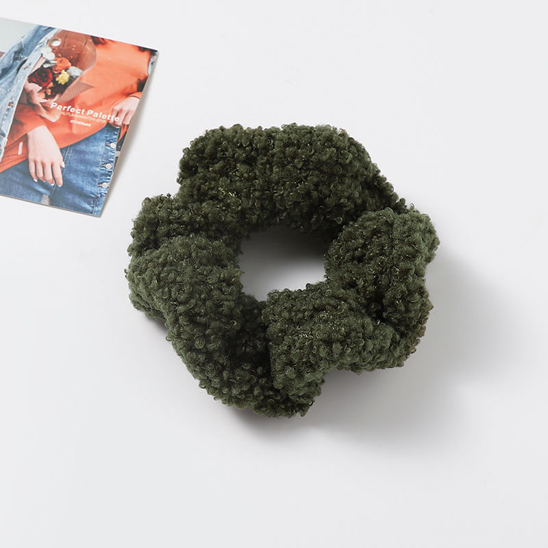 Autumn And Winter Plush Large Intestine Hair Ring Internet Celebrity Lamb Hair Ring Korean Style Simple Hair Accessories - Image 5