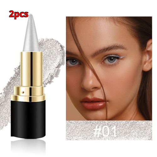 Womens Quick-drying Waterproof, Easy-to-apply Smudge-proof Eyeliner Cream - Image 6