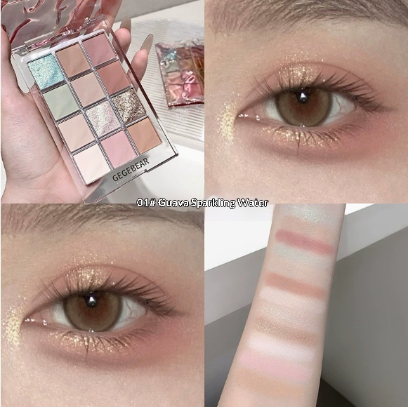 Water Ripple Color Eyeshadow Palette For Korean-Style Makeup