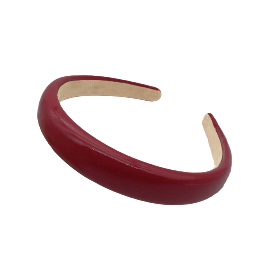 Vintage wide-brimmed leather headband - Image 2