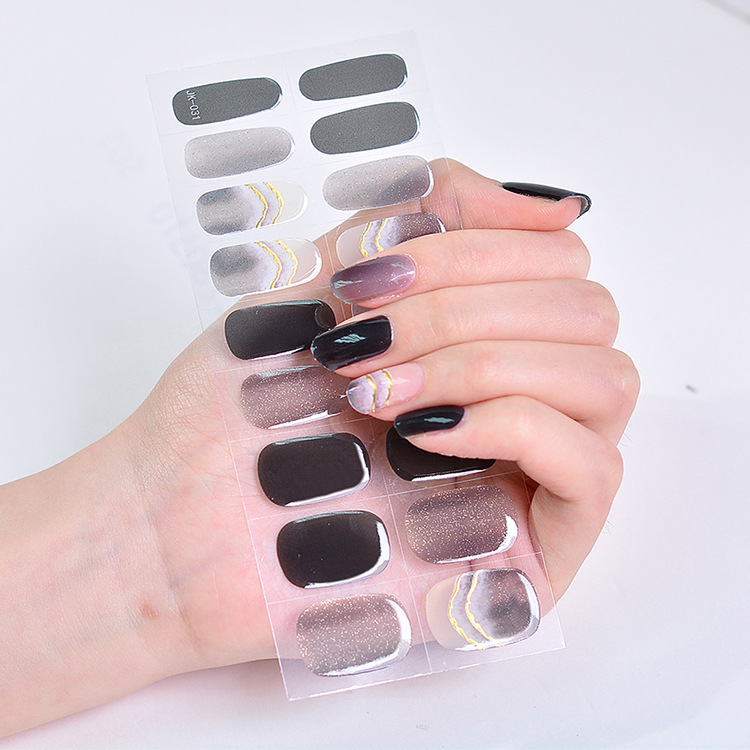 Hot Girl Cool Girl Sweet Cool UV Phototherapy Semi-baked Gel Nail Sticker