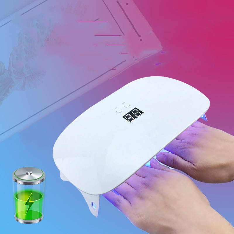 24W Portable Rechargeable Nail Lamp Therapy Machine - Image 2