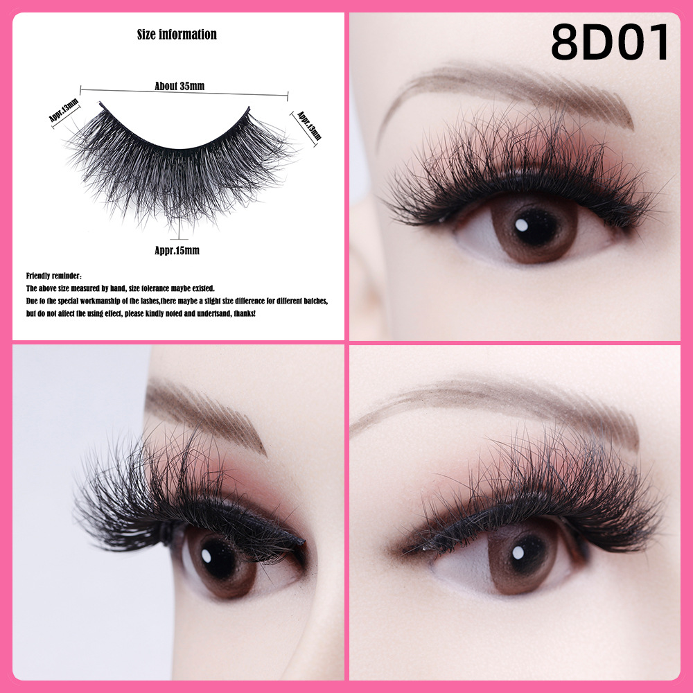 5 Pairs Of Thick False Eyelashes - Image 2