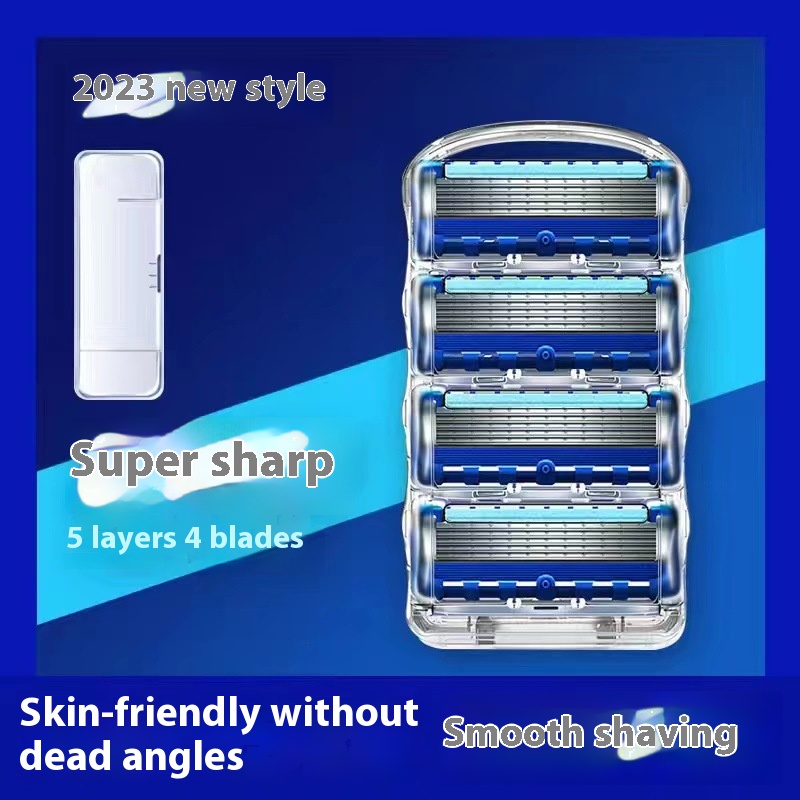 Men's Five-layer 5-blade Manual Shaver Manual Shaver - Image 18