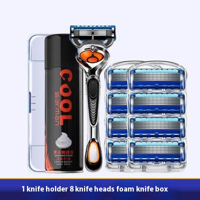 Men's Five-layer 5-blade Manual Shaver Manual Shaver - Image 7