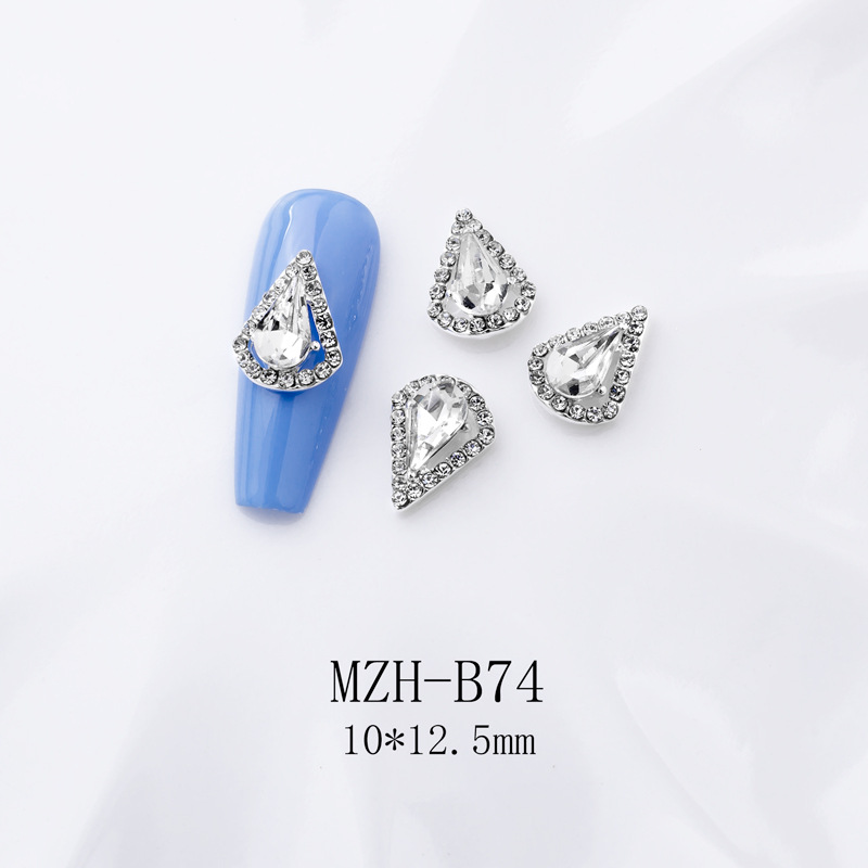 K9 Ultra-Shiny Flat-Back Rhinestones In White For Nail Art Decorations - Image 15