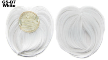 High Temperature Silk Chemical Fiber Wig Top Heart Bangs, Peach Heart Bangs On The Top Of TheHead - Image 7