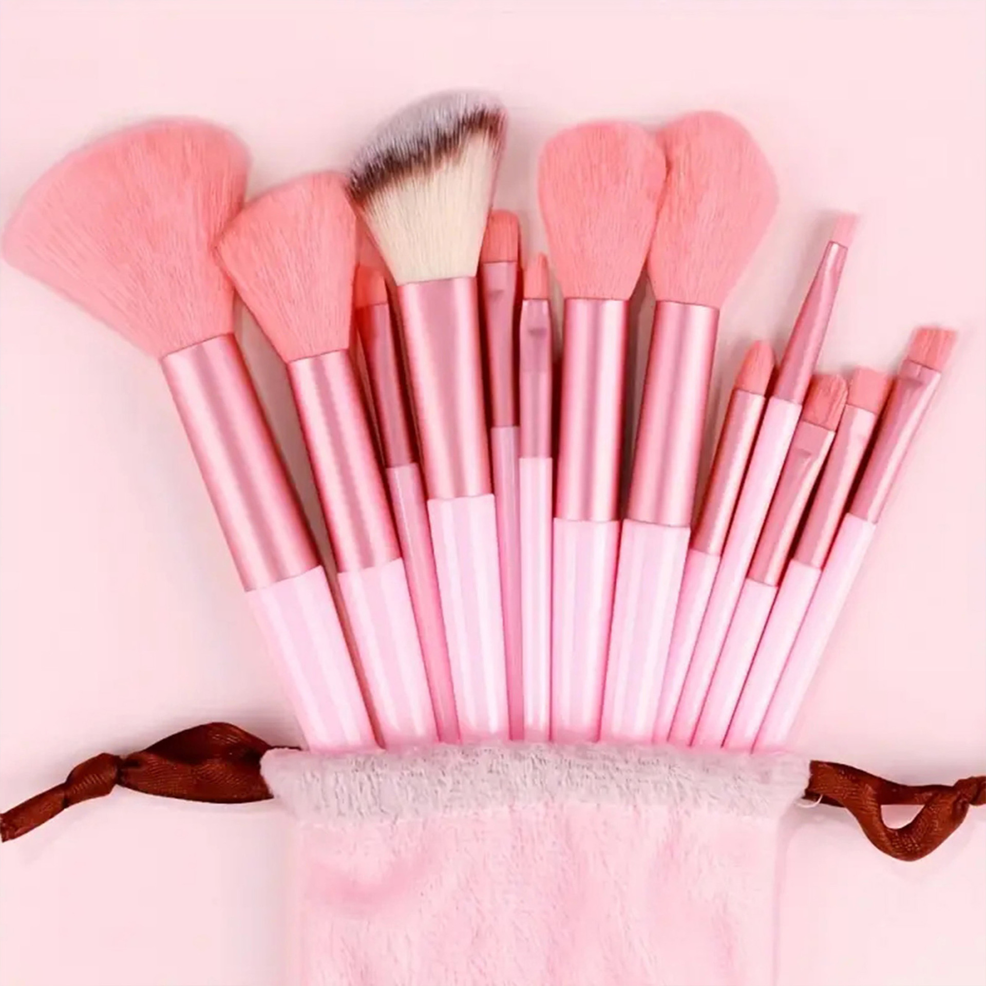 Cloth Bag Portable Soft Hair Makeup Brush Suit - Image 5