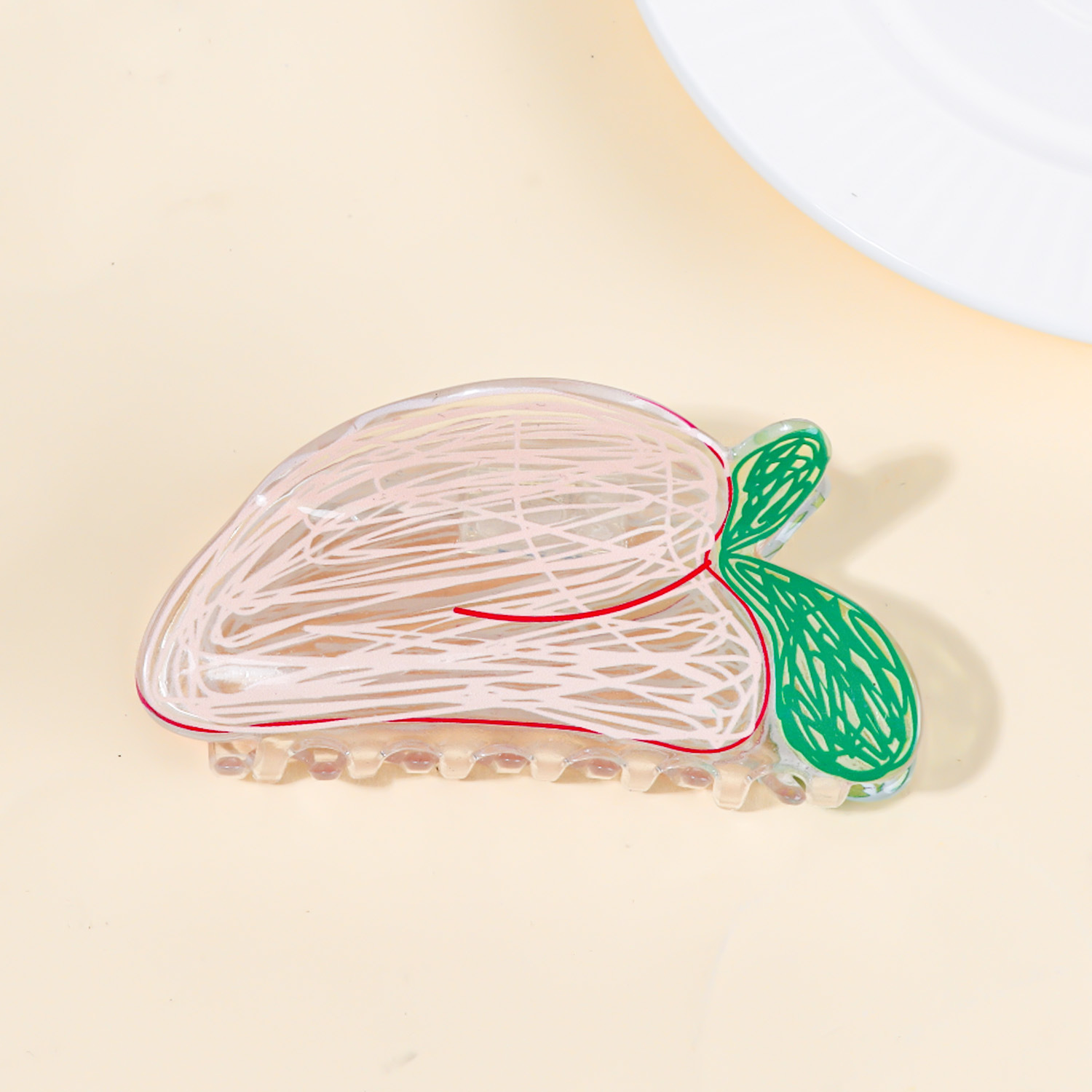 Portable Korean Creative Fruit Transparent Grip - Image 9