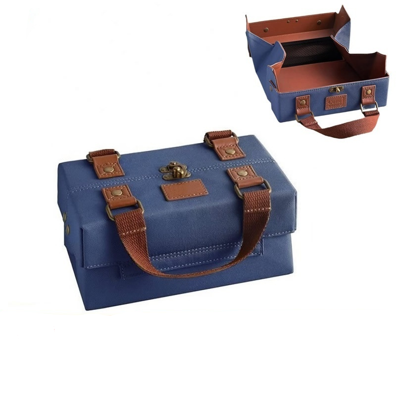 PU Magnetic Portable Makeup Bag For Storage And Carrying