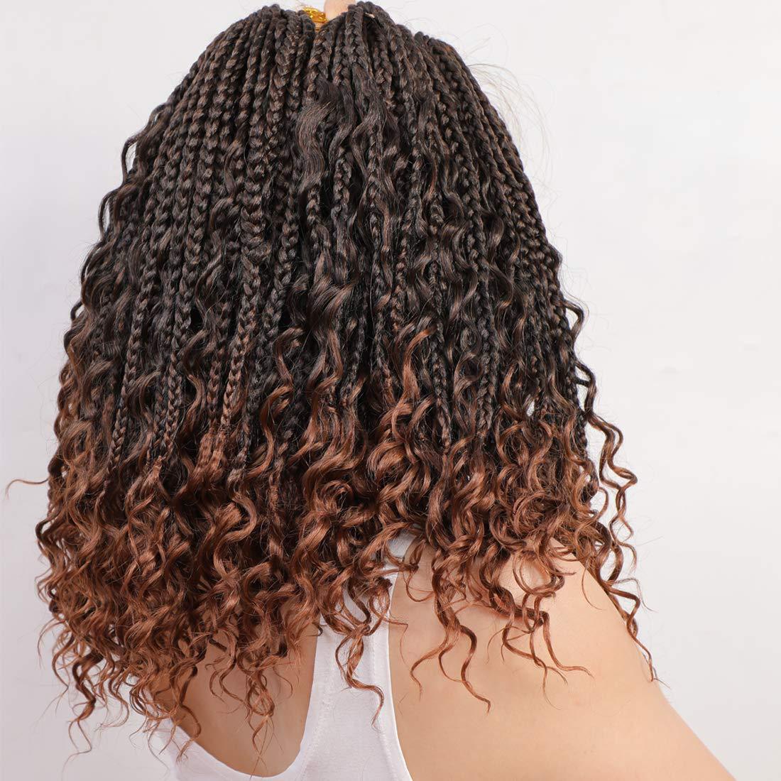 Synthetic Fiber Crochet Wig Braided Three-strand Braid - Image 6