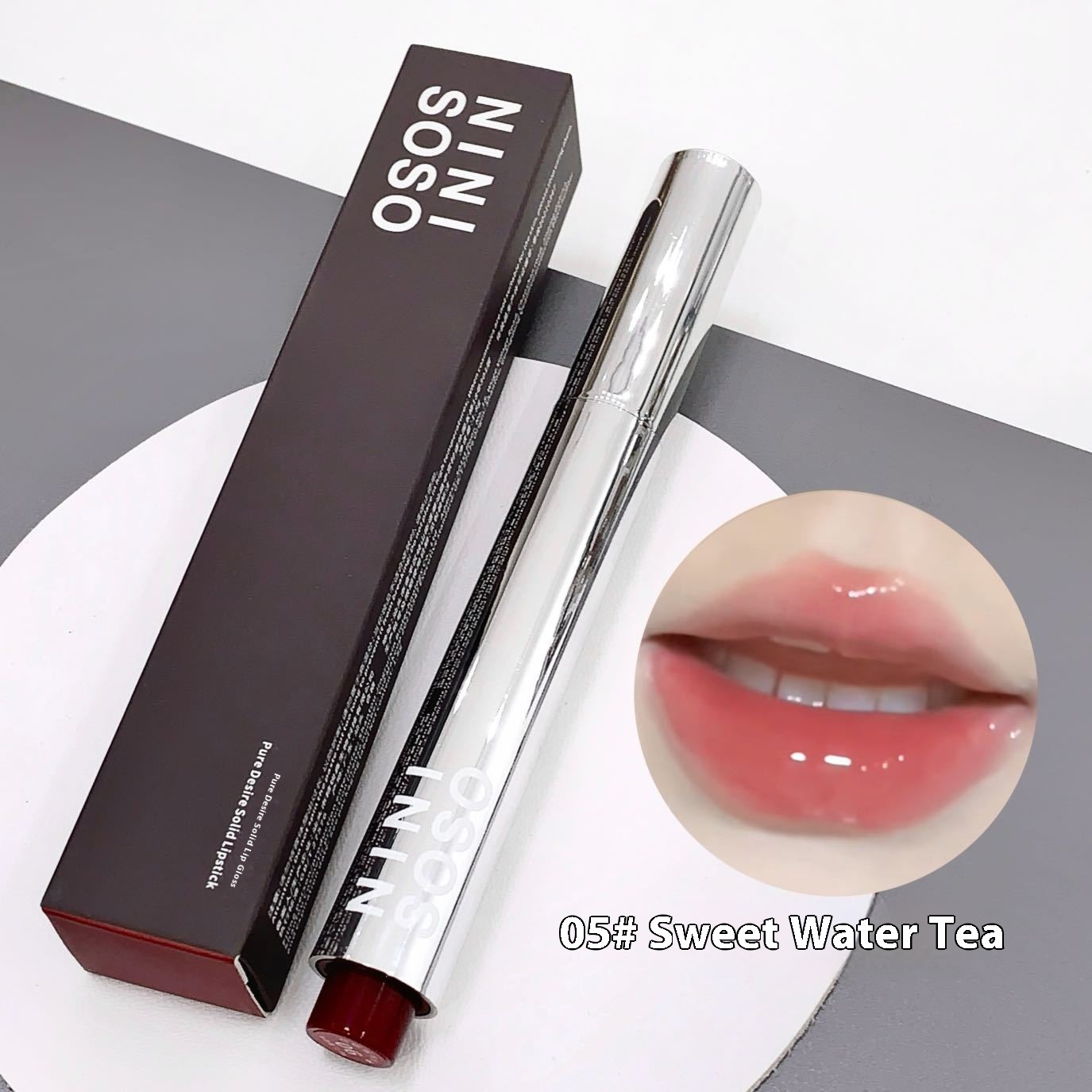 Pure Color-fixing Lip Gloss Solid Lipstick - Image 5