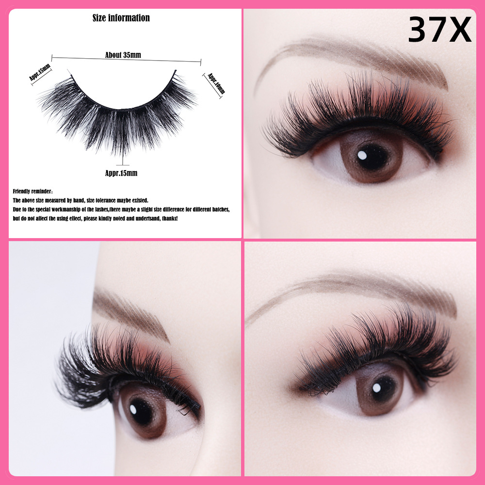 5 Pairs Of Thick False Eyelashes - Image 44