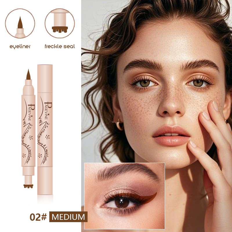 Double Headed Stamp With Natural Color Quick Drying Waterproof And Easy To Applyspot Marking Pen - Image 2