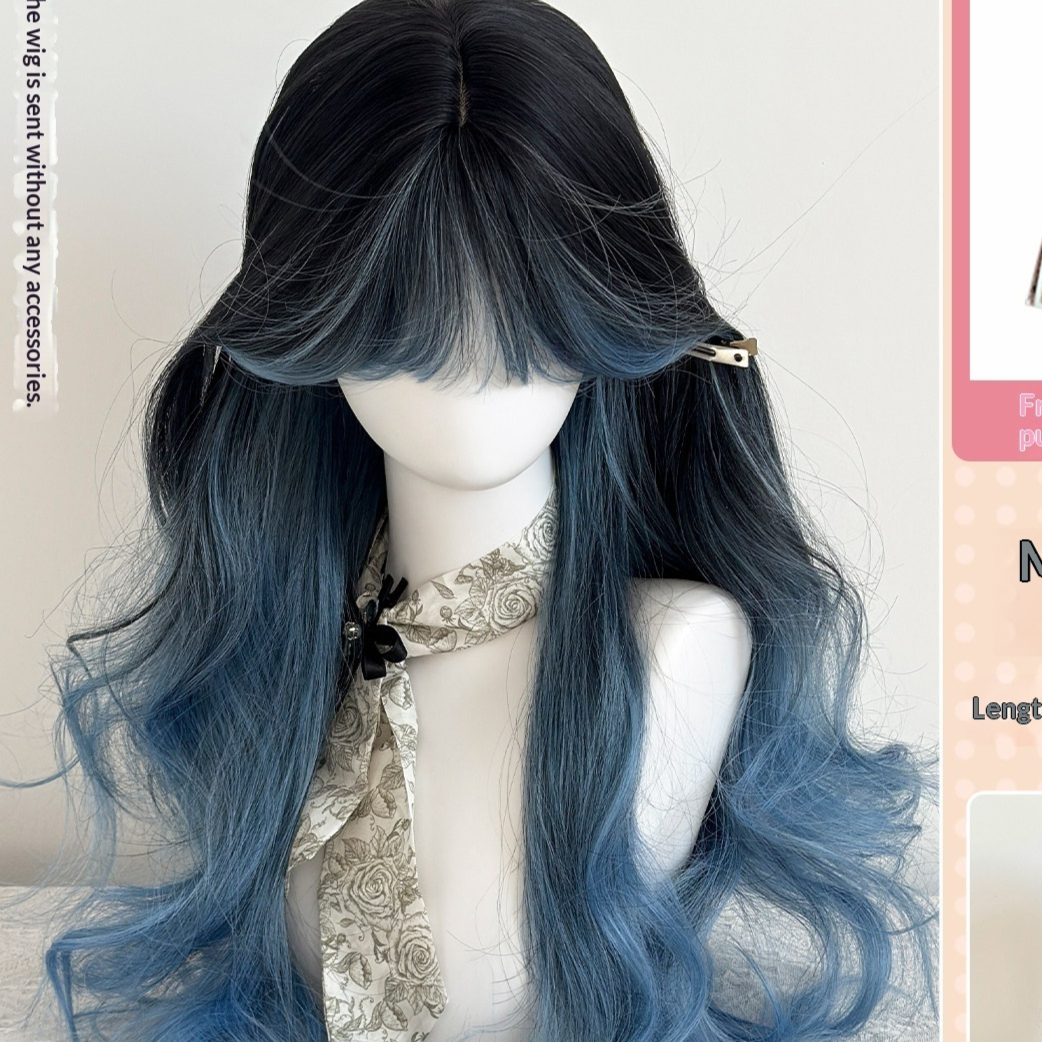Curly Double-braid Chignon Full-head Wig