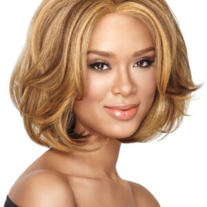 Mid-point Fashion Black Wig High Temperature Silk