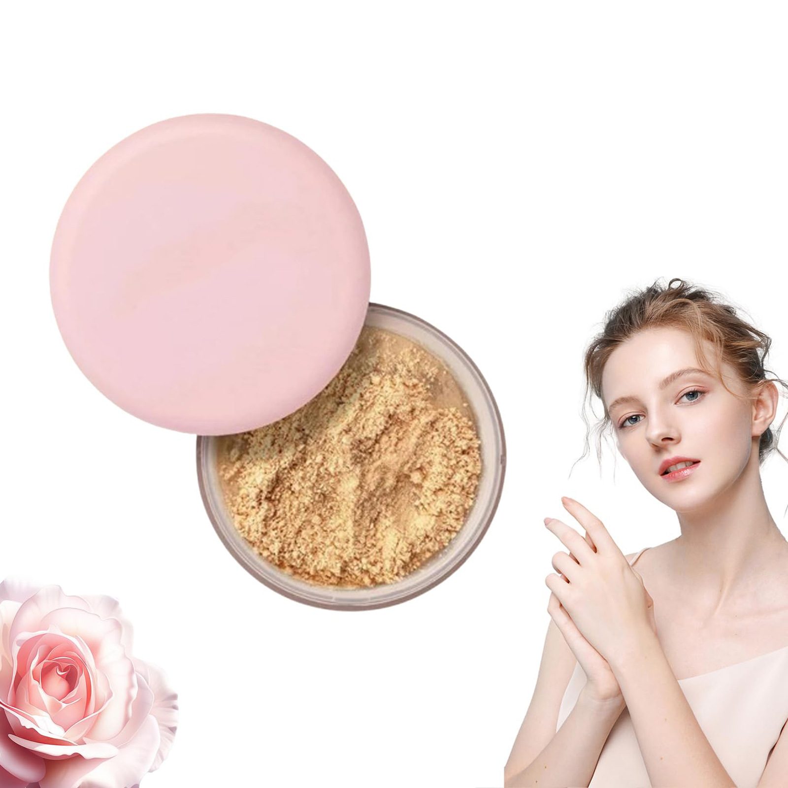 Fine Matte Texture That Is Not Easy To Remove Makeup Powder - Image 6
