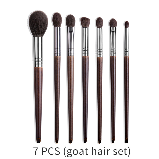 Natural Makeup Brushes Set Eyeshadow Make Up Brush Goat - Image 6