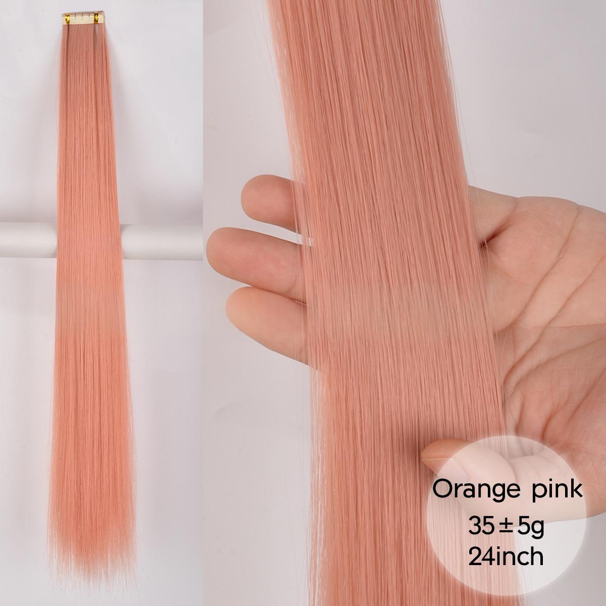 Colored Womens Hair Extension Synthetic Wig Pieces - Image 12