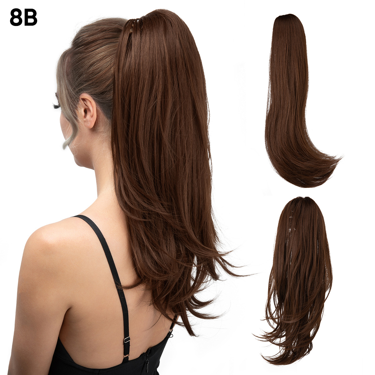 European And American Style Wig Women's Short Hair Ponytail - Image 7