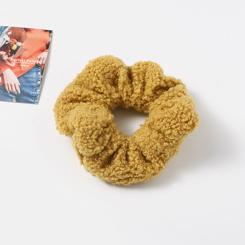 Autumn And Winter Plush Large Intestine Hair Ring Internet Celebrity Lamb Hair Ring Korean Style Simple Hair Accessories - Image 2