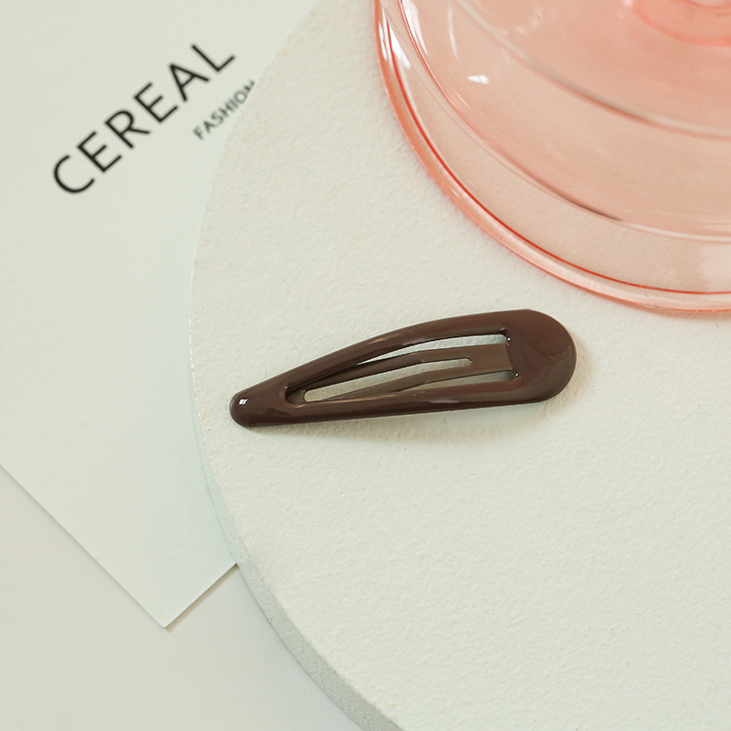 Drop-shaped Clip Paint Epoxy Female BB Clip Headdress Hairpin - Image 11