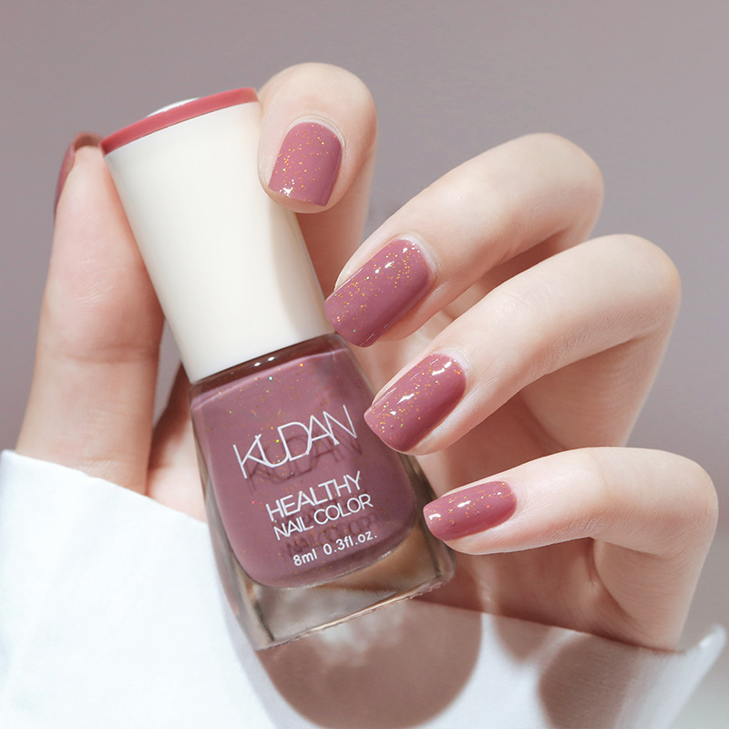 Iridescent Brightening Fine-shimmering No-bake Peel-off-free Clear Nail Polish - Image 8
