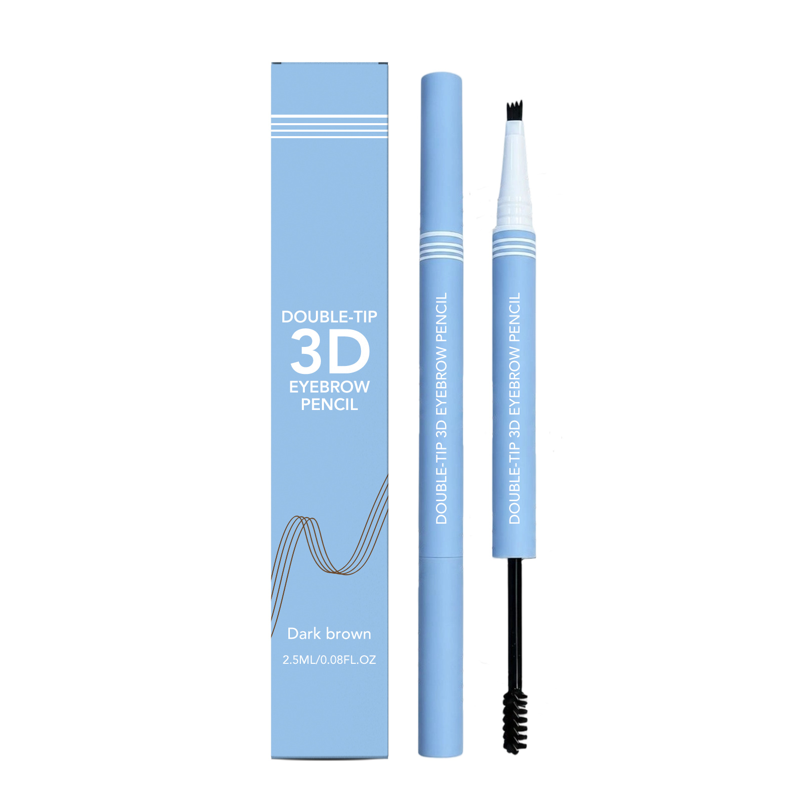 Double-headed 3D Eyebrow Pencil