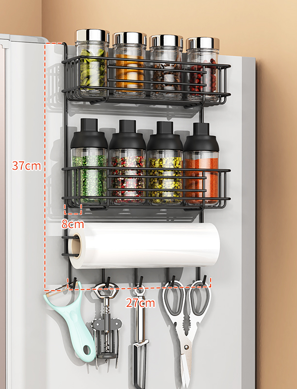 Refrigerator Shelf Side Storage Artifact Kitchen - Image 6